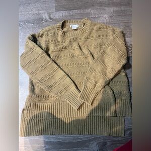 Cupcakes and Cashmere Cozy Knit Sweater in Olive Green
